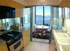 kitchen and balcony