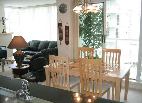 Dining area and balcony