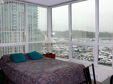 Bedroom and view from number 301